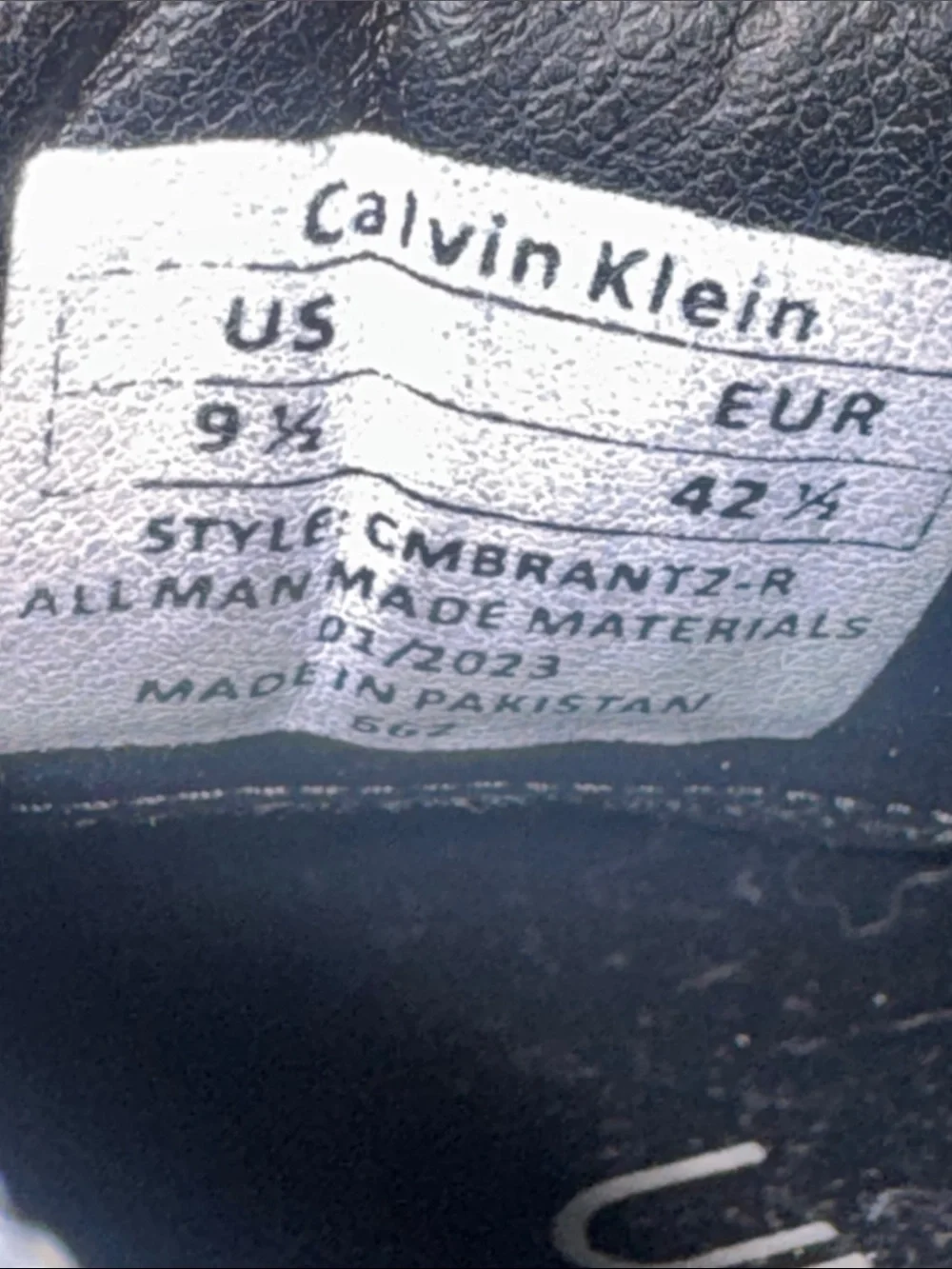 Calvin Klein Black Double Monk Strap Leather Oxfords - Men’s Size 9.5